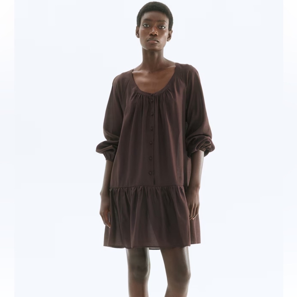 Elegant‎ Brown Tunic Women's Dress